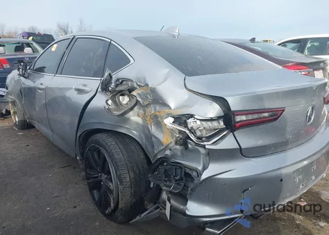 2021 Acura Tlx Technology Package из США, поврежденный, VIN 19UUB6F44MA002764